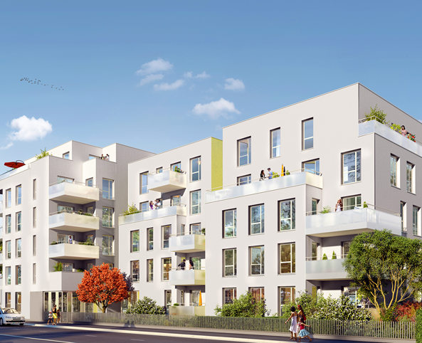 Programme immobilier Villeurbanne (69100) Gratte Ciel PRO4