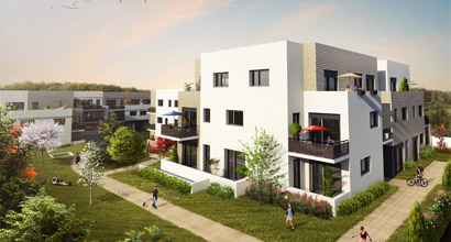 Programme immobilier Oullins (69600) PARC D'YSERON Financez <span class="text-rose">jusqu'à 40%</span> de votre acquisition à taux zero