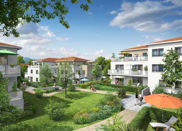Programme immobilier Sainte-Foy-les-Lyon (69110) CALME ET VERDOYANT OGI3