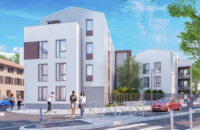 Programme immobilier CO12 appartement à Vénissieux (69200) Enclaves vertes et de belles avenues arborées