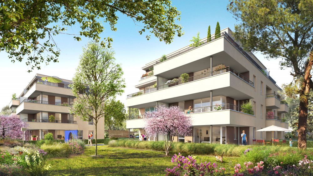 Programme immobilier CAP9 appartement à Champagne-au-Mont-d'Or (69410) Dans un Ecrin de Verdure 