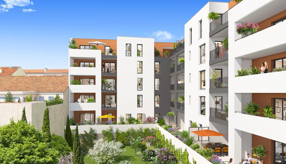 Programme immobilier ALT58 appartement à Marseille 5ème (13005) Résidence Contemporaine Intimiste