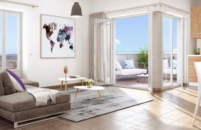Programme immobilier REA6 appartement à Villeurbanne (69100) Entre Gratte-Ciel et Grand-Clément