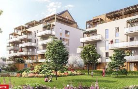 Programme immobilier PI8 appartement à Rumilly (74150) Résidence nichée dans un cocon verdoyant