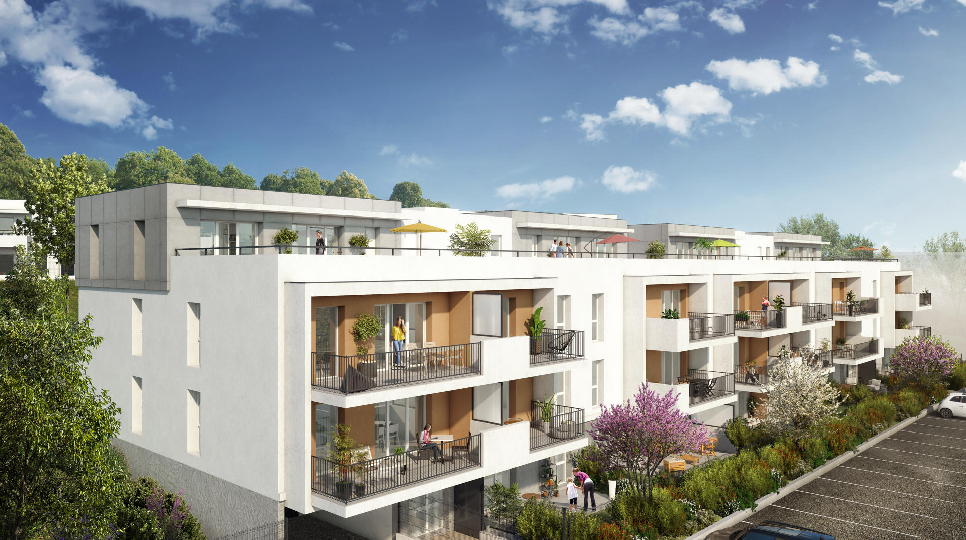 Programme immobilier CRA15 appartement à La Bouilladisse (13720) Bel espace boisé classé