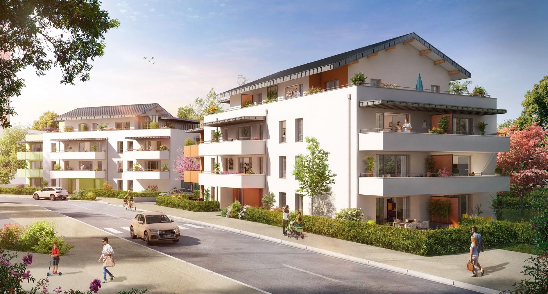 Programme immobilier CRA11 appartement à Publier (74500) Idéalement située à 150 m du Lac Léman