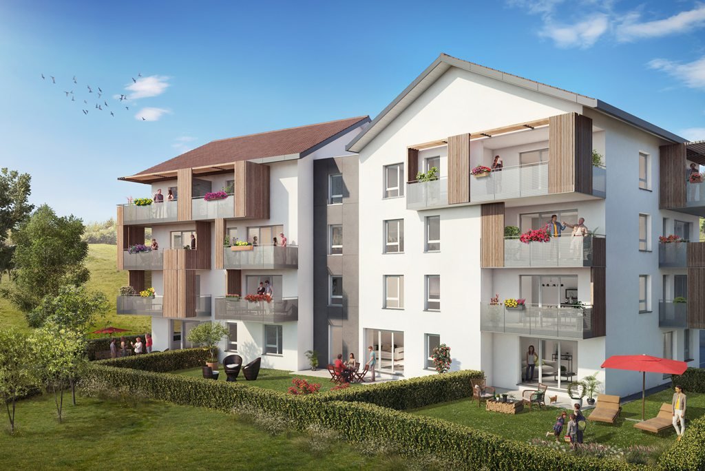 Programme immobilier EDO14 appartement à Thorens-Glières (74570) Résidence nichée dans un havre de paix