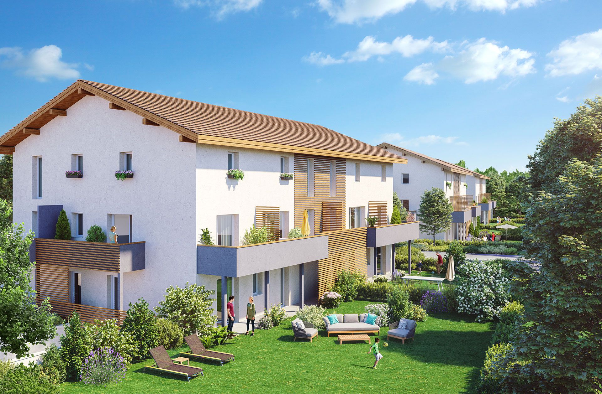 Programme immobilier EUR17 appartement à Anthy-Sur-Leman (74200) Situé dans un terrain confidentiel