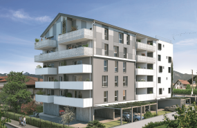 Programme immobilier GRE5 appartement à Cluses (74300) Entourée d’espaces verts arborés