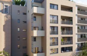 Programme immobilier AJA15 appartement à Villeurbanne (69100) Dans une rue préservée de l’agitation du quartier des Charpennes