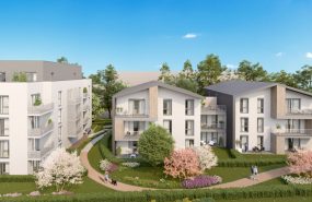 Programme immobilier ALT100 appartement à Vénissieux (69200) Oxygénée par un agréable jardin intérieur