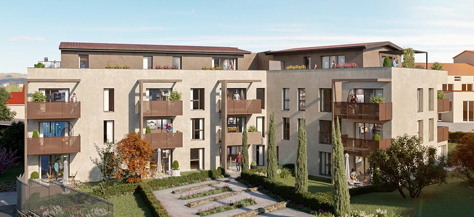 Programme immobilier VAL144 appartement à La Tour Salvagny (69890) Cadre d’exception et convivialité