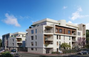 Programme immobilier CO1 appartement à Saint-Priest (69800) Un aménagement paysager dynamique