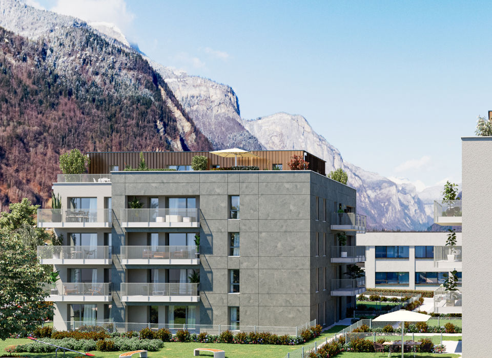 Programme immobilier CAP18 appartement à Sallanches (74700) Environnement local verdoyant