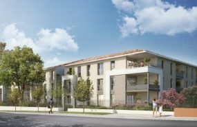 Programme immobilier LNC52 appartement à Ollioules (83190) Beau jardin commun paysager