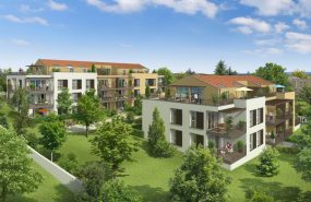 Programme immobilier PRE1 appartement à Genay (69730) Au centre d'un parc engazonné et arboré